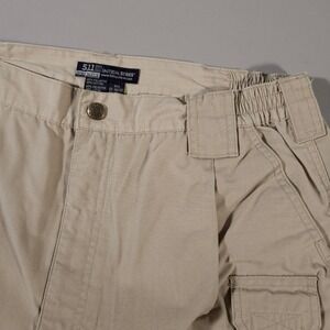 5.11 Tactical Series Pants Mens 36x32 Khaki Cargo Ripstop Style 74273